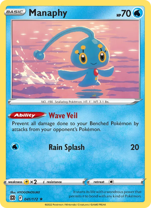 Manaphy 041/172 Brilliant Stars