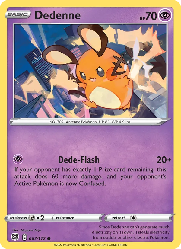Dedenne 067/172 Brilliant Stars