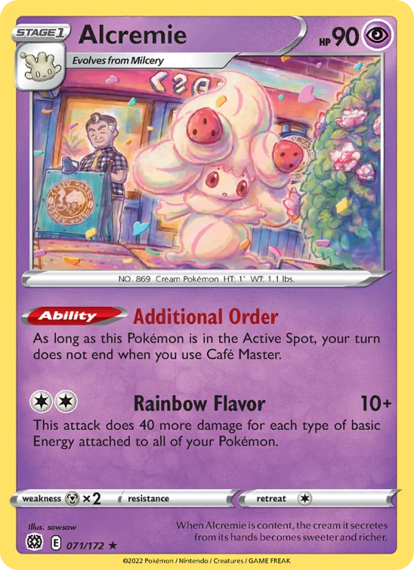 Alcremie 071/172 Brilliant Stars