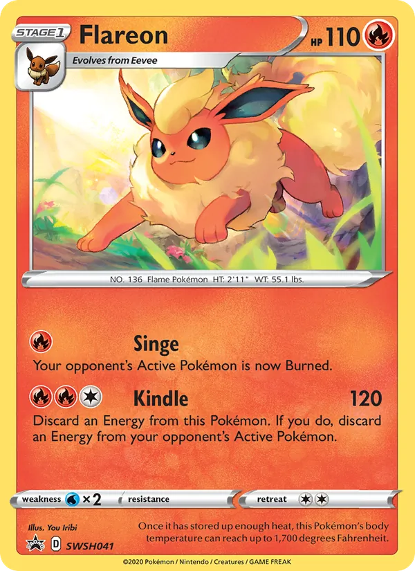 Flareon SWSH041 SWSH Black Star Promos