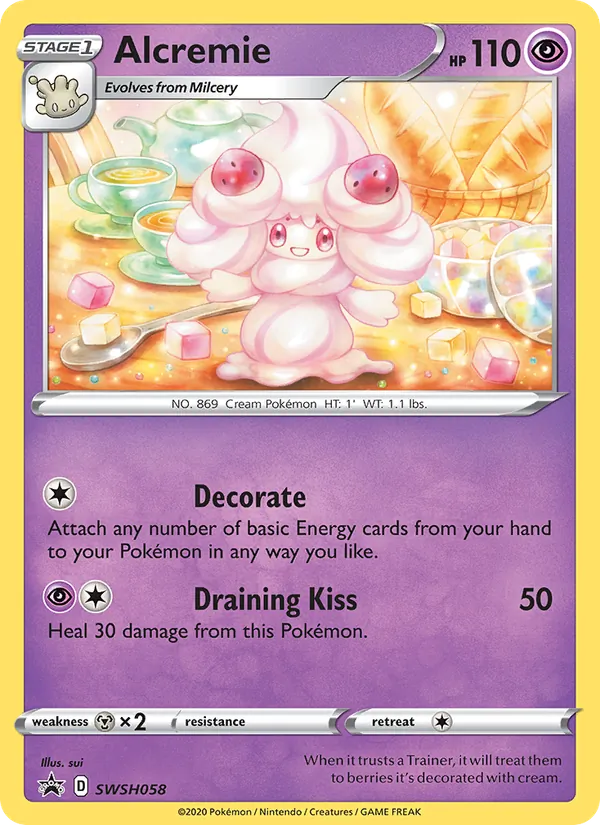 Alcremie SWSH058 SWSH Black Star Promos