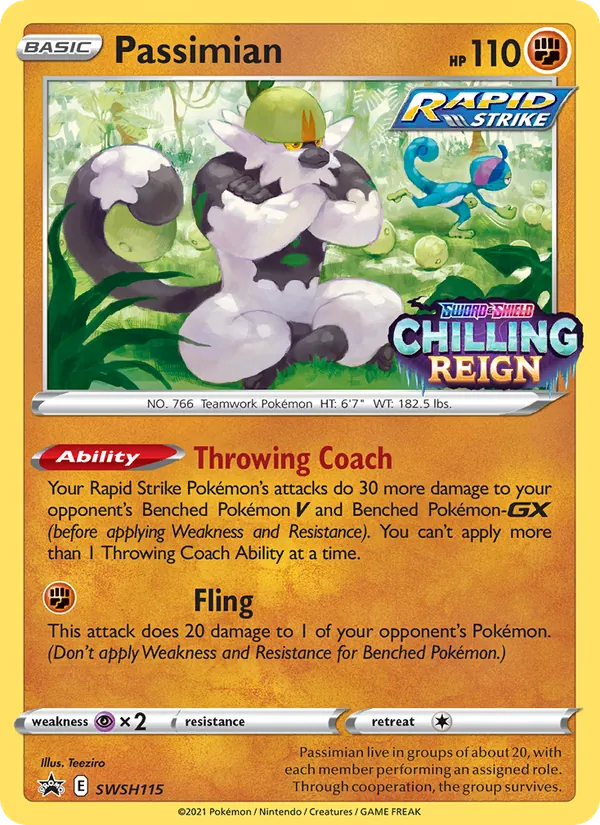 Passimian SWSH115 SWSH Black Star Promos