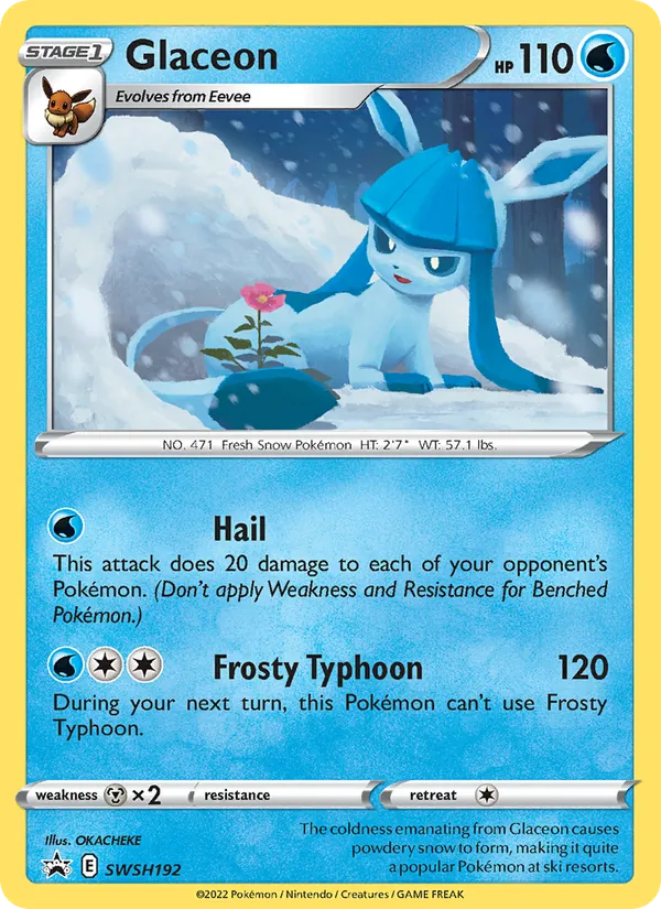 Glaceon SWSH192 SWSH Black Star Promos