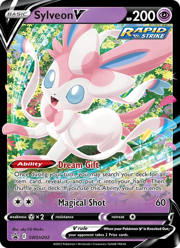 Sylveon V SWSH202 SWSH Black Star Promos