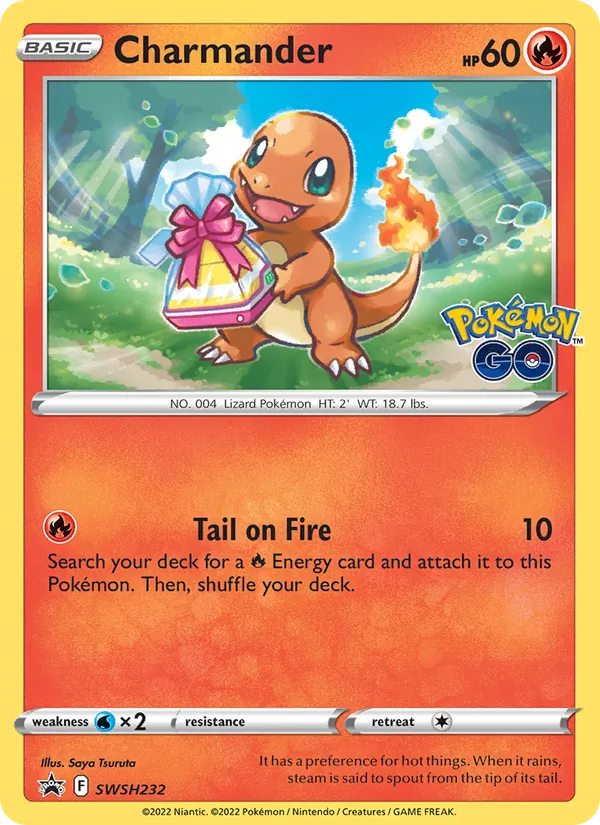 Charmander SWSH232 SWSH Black Star Promos