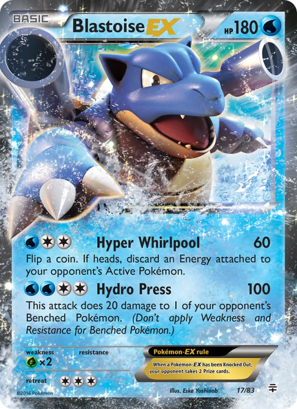 Blastoise EX 17/83 Generations