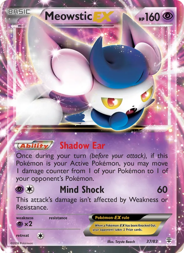 Meowstic EX 37/83 Generations