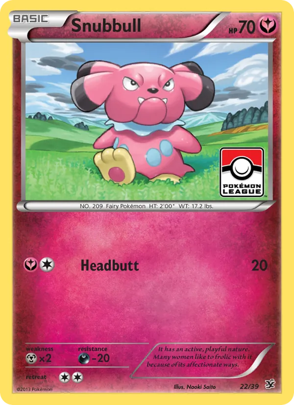 Snubbull 22/39 Kalos Starter Set
