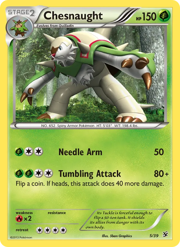 Chesnaught 5/39 Kalos Starter Set