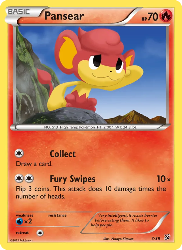 Pansear 7/39 Kalos Starter Set