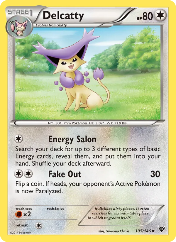 Delcatty 105/146 XY