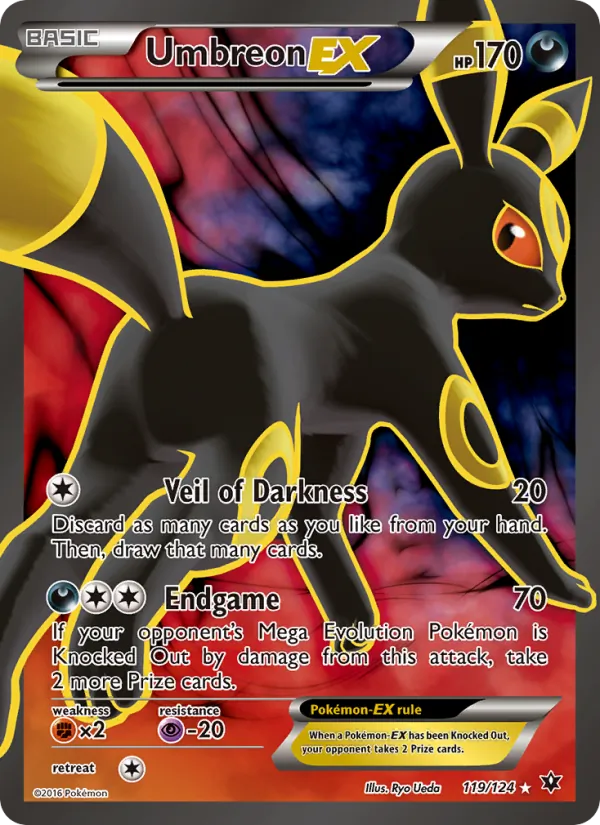 Umbreon EX 119/124 Fates Collide