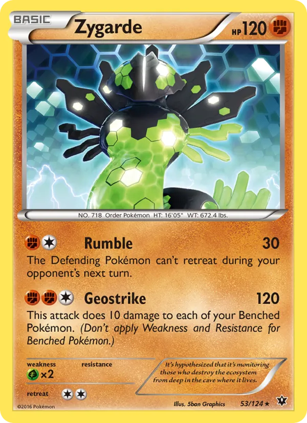 Zygarde 53/124 Fates Collide