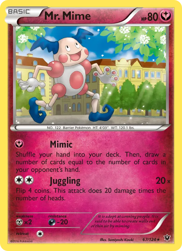 Mr. Mime 67/124 Fates Collide
