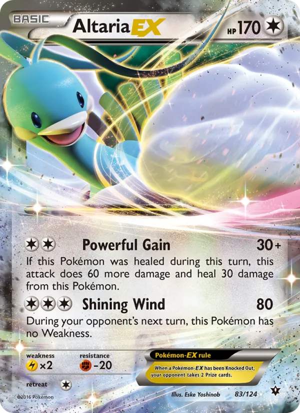 Altaria EX 83/124 Fates Collide