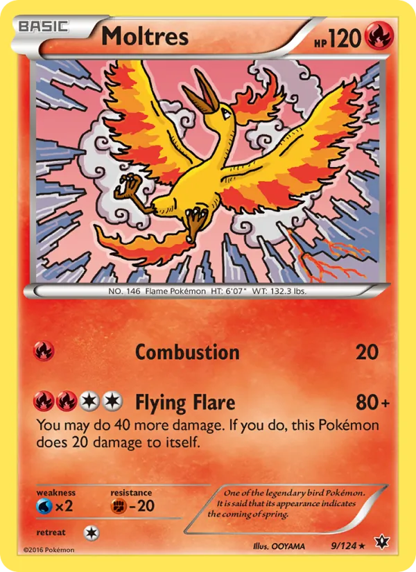 Moltres 9/124 Fates Collide