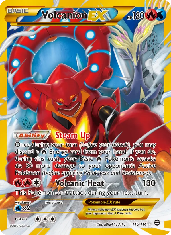 Volcanion EX 115/114 Steam Siege