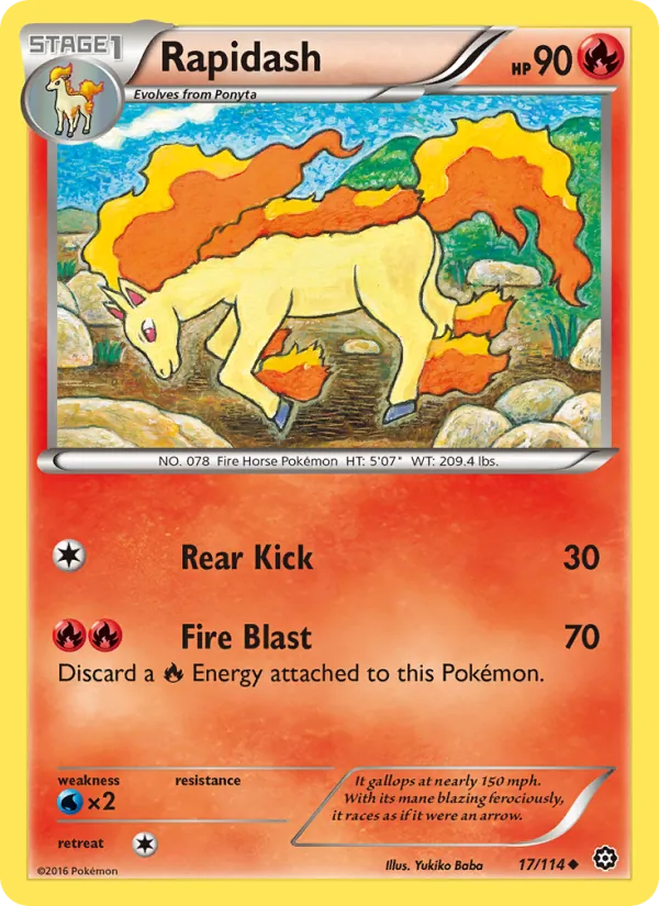 Rapidash 17/114 Steam Siege