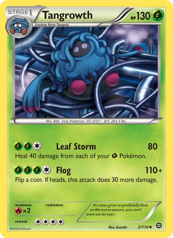 Tangrowth 2/114 Steam Siege