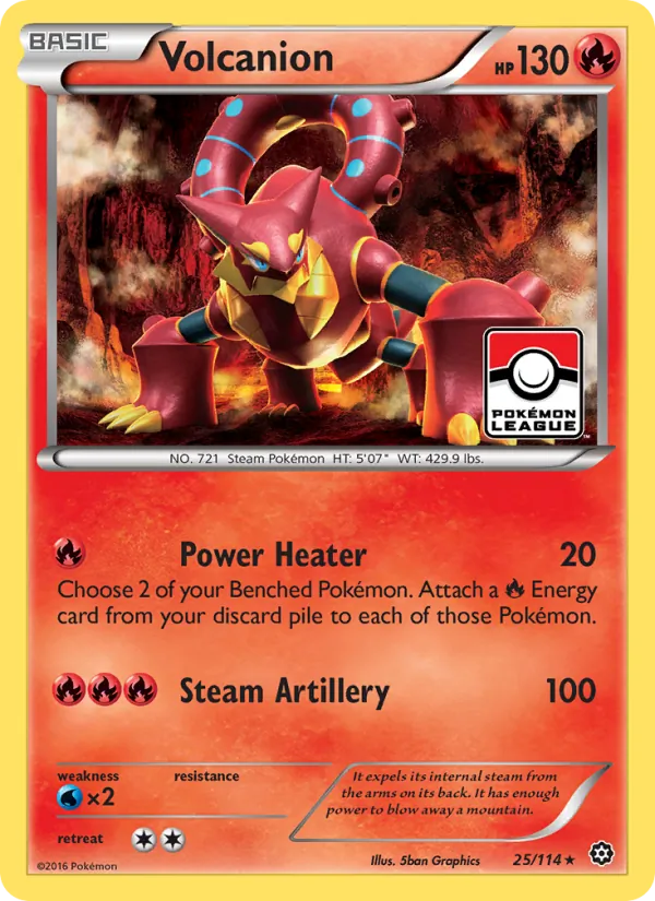 Volcanion 25/114 Steam Siege