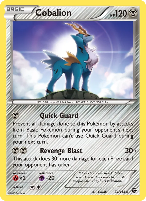 Cobalion 74/114 Steam Siege