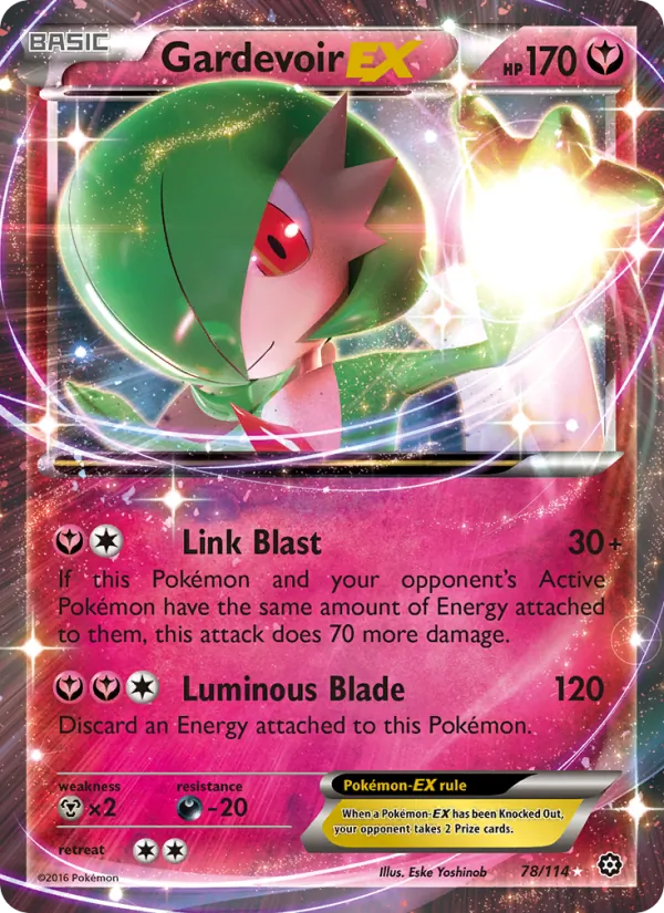 Gardevoir EX 78/114 Steam Siege