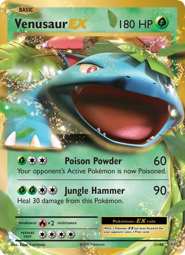 Venusaur EX 1/108 Evolutions