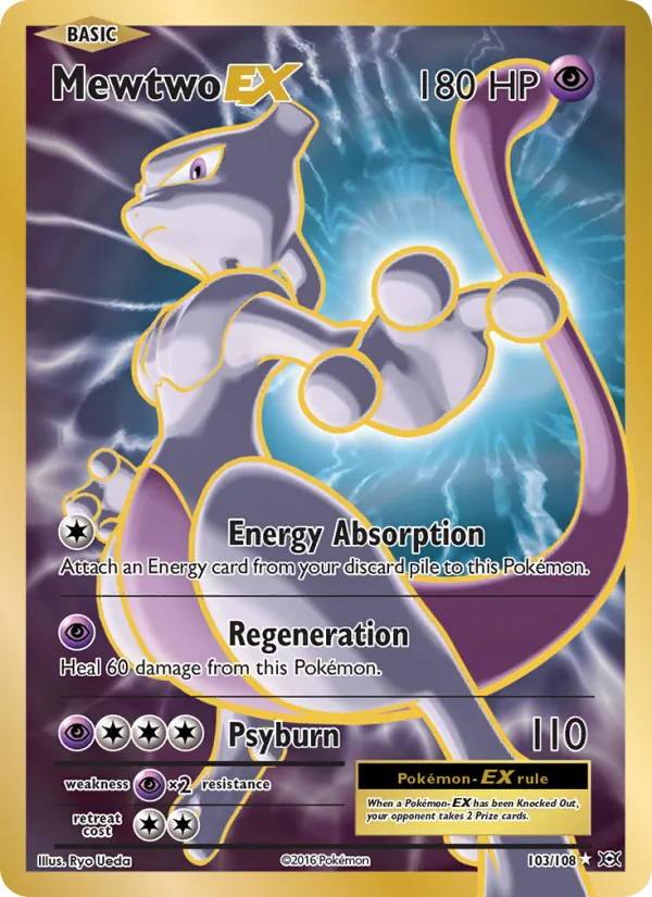 Mewtwo EX 103/108 Evolutions