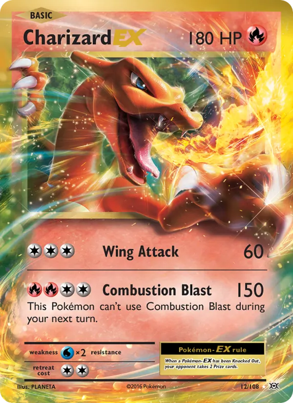 Charizard EX 12/108 Evolutions