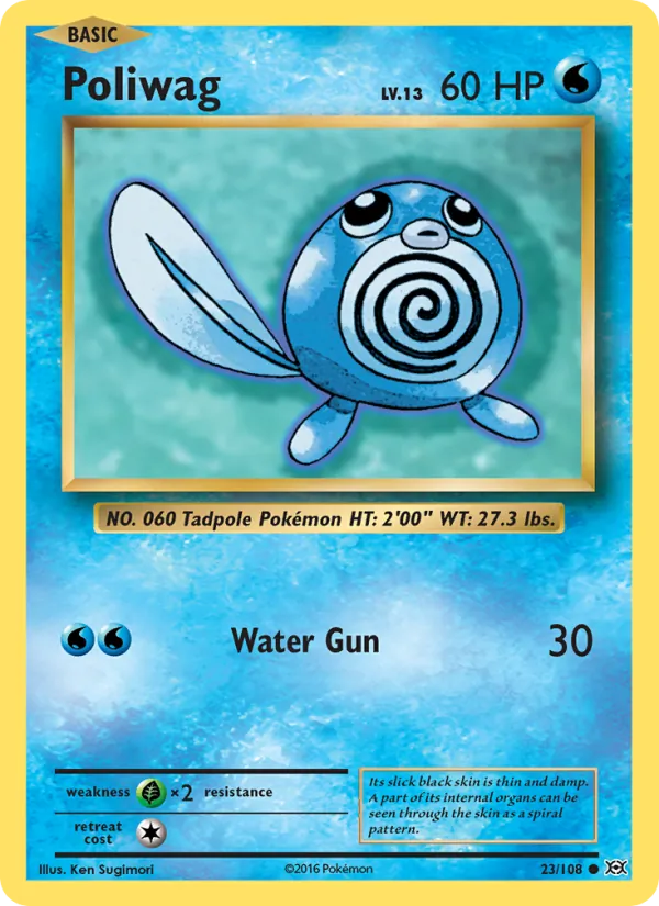 Poliwag 23/108 Evolutions