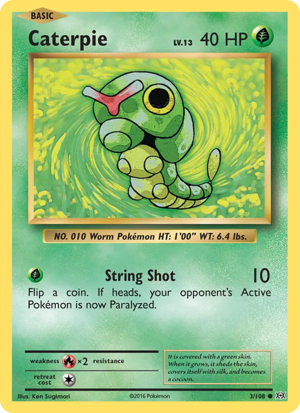 Caterpie 3/108 Evolutions
