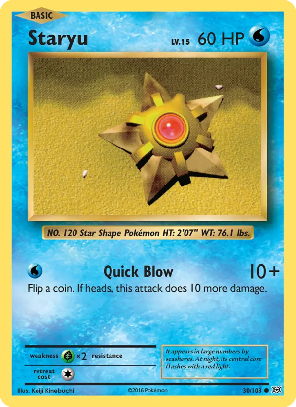Staryu 30/108 Evolutions
