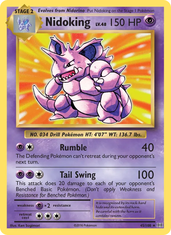 Nidoking 45/108 Evolutions