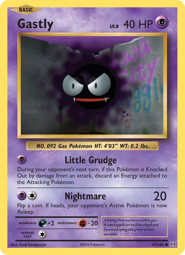 Gastly 47/108 Evolutions