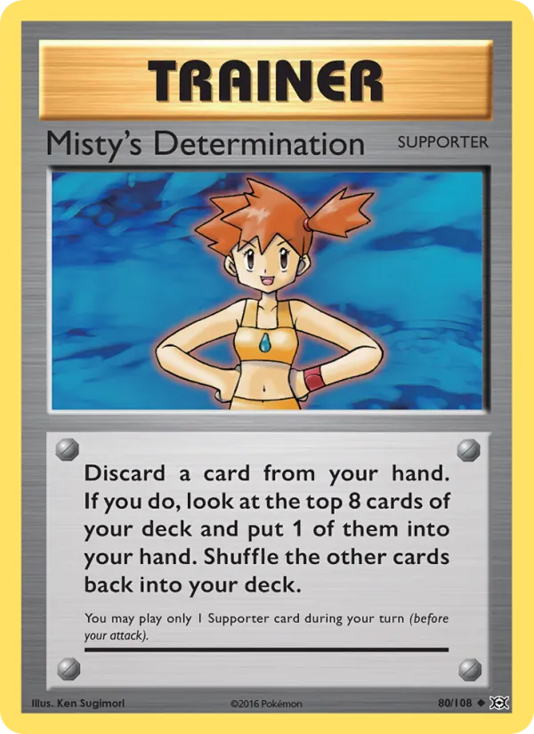 Misty's Determination 80/108 Evolutions