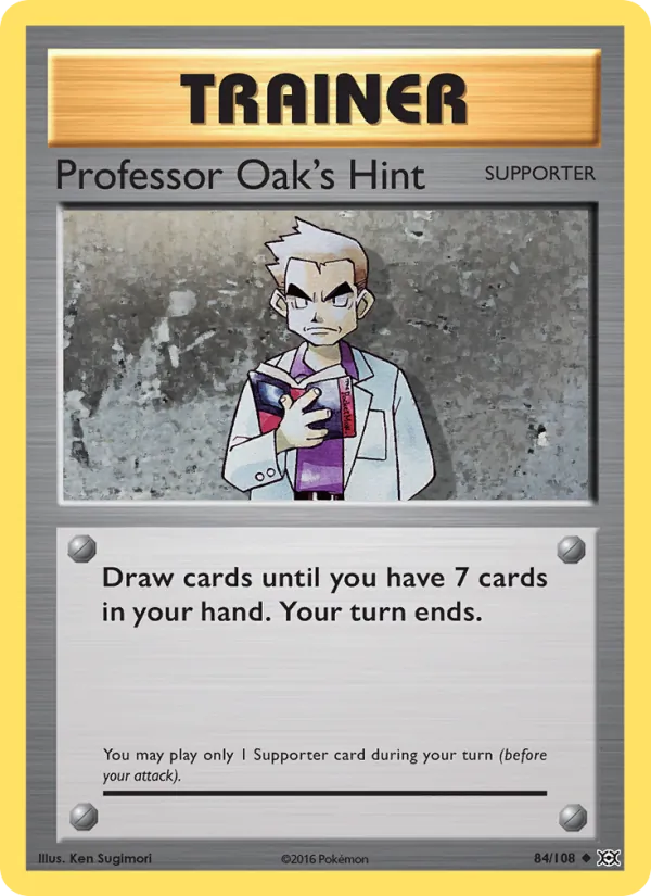 Professor Oak's Hint 84/108 Evolutions