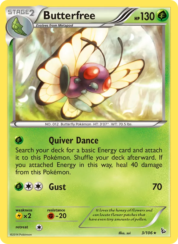 Butterfree 3/106 Flashfire