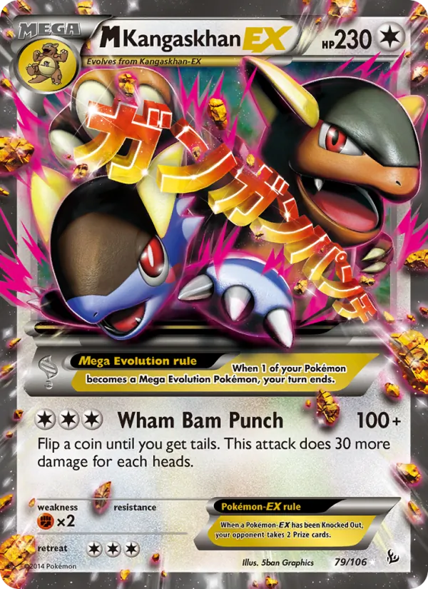 M Kangaskhan EX 79/106 Flashfire
