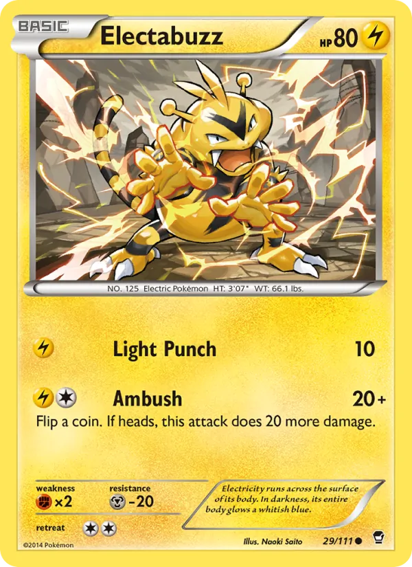 Electabuzz 29/111 Furious Fists