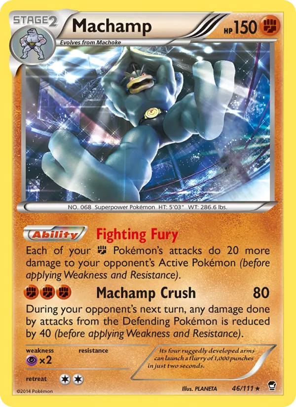 Machamp 46/111 Furious Fists