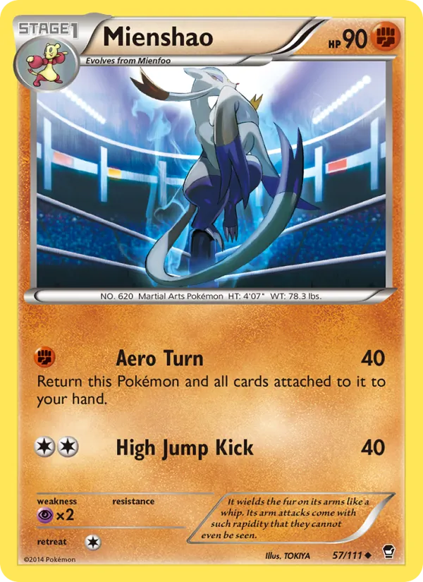 Mienshao 57/111 Furious Fists