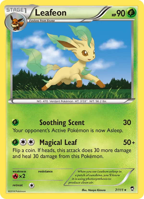 Leafeon 7/111 Furious Fists