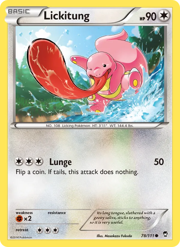 Lickitung 78/111 Furious Fists