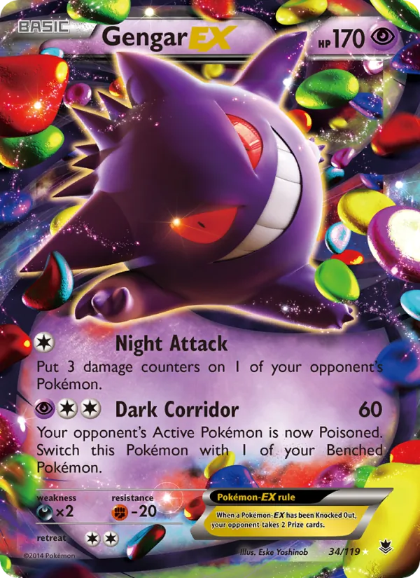 Gengar EX 34/119 Phantom Forces
