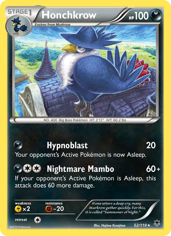 Honchkrow 52/119 Phantom Forces