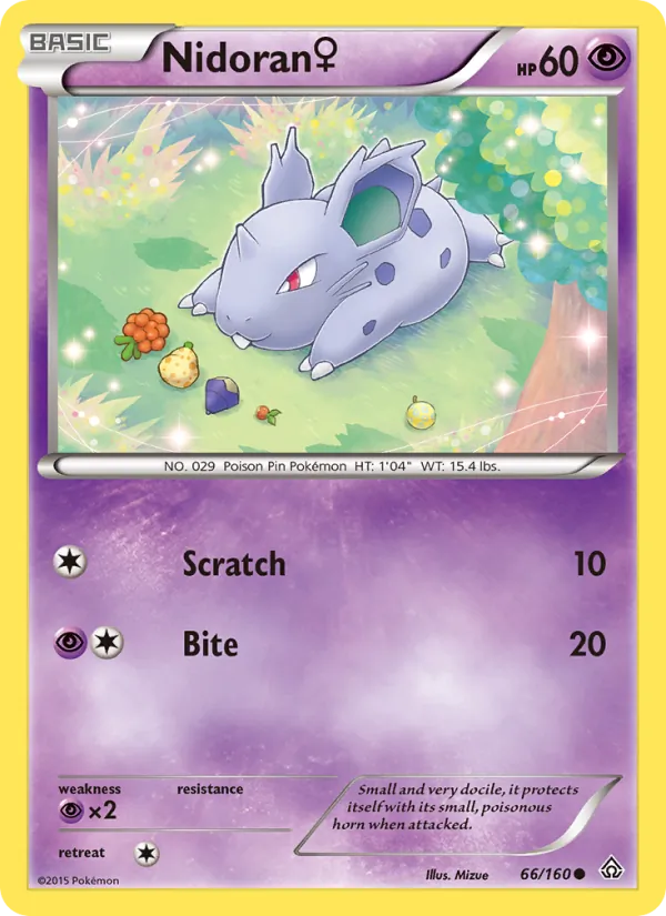 Nidoran♀ 66/160 Primal Clash