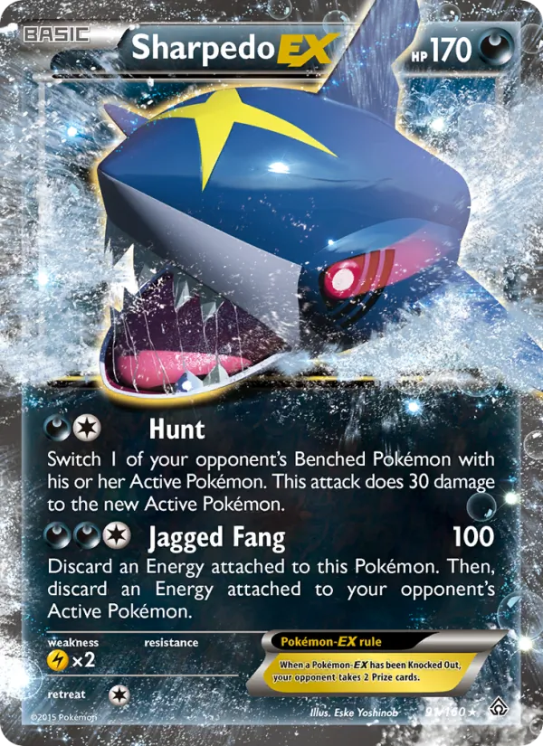 Sharpedo EX 91/160 Primal Clash