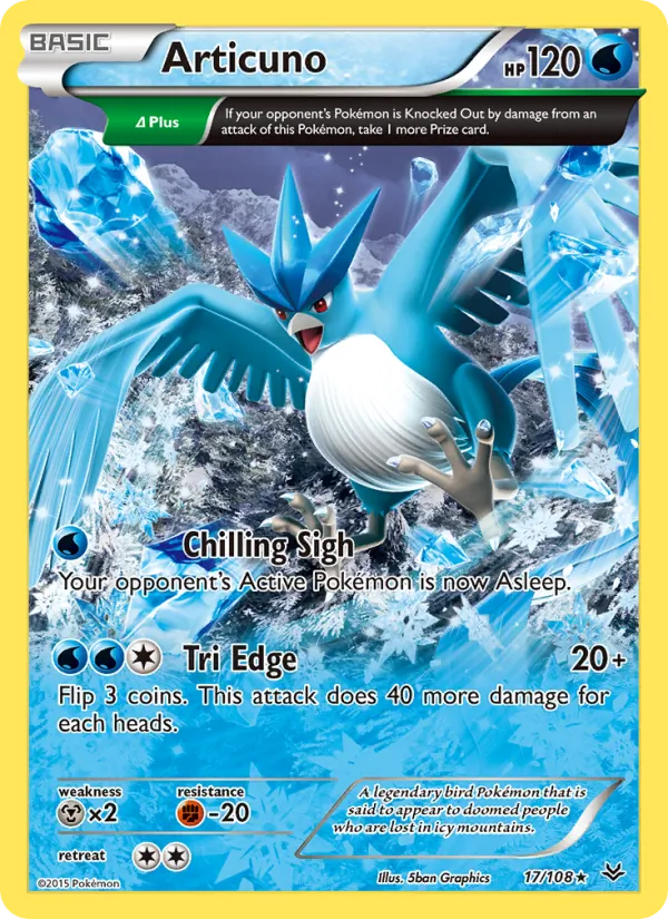 Articuno 17/108 Roaring Skies