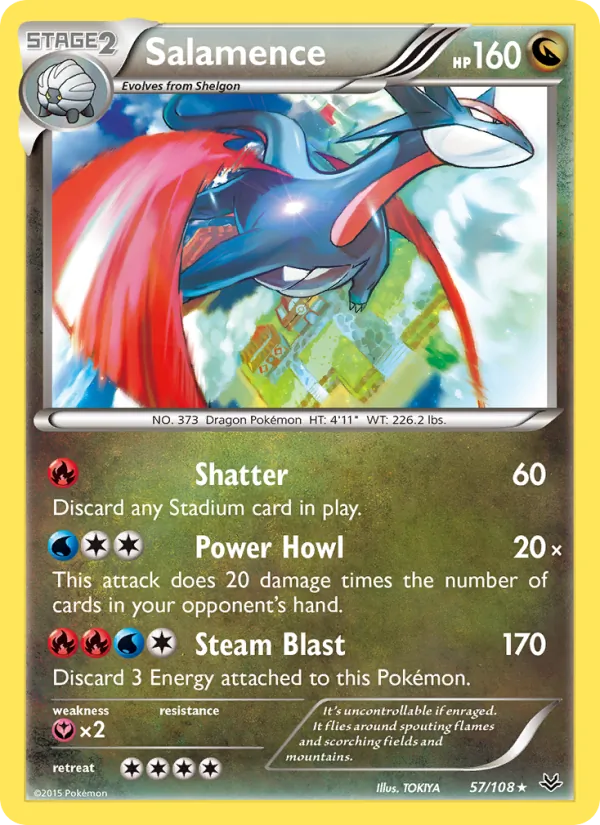 Salamence 57/108 Roaring Skies