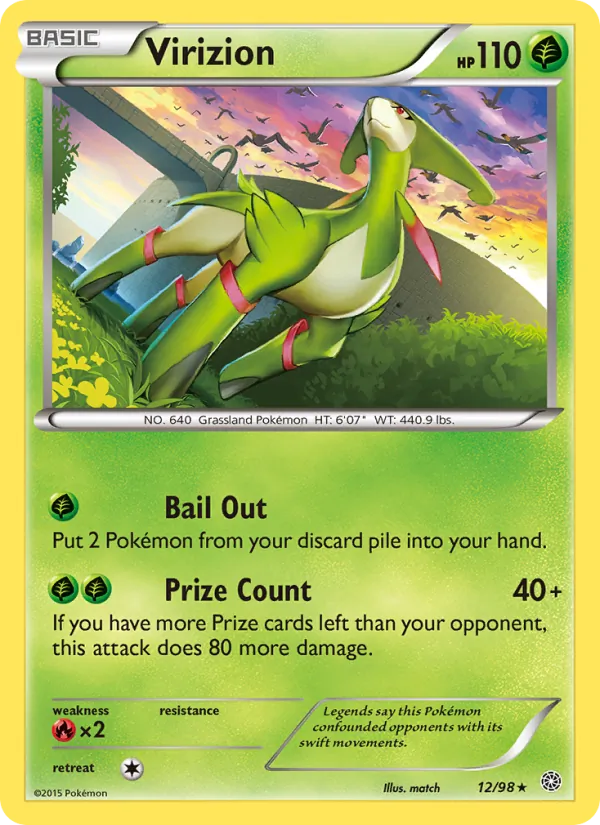 Virizion 12/98 Ancient Origins